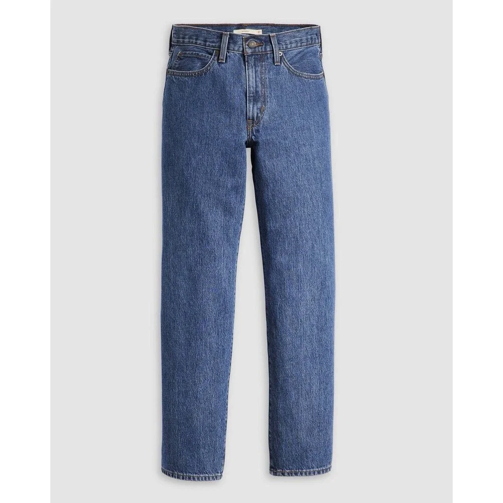 Levi's 94’ Baggy Straight Relaxed Fit Medium Wash Blue Denim - Womens